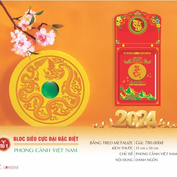 LỊCH BLOC CỰC ĐẠI ĐẶC BIỆT - PHONG CẢNH VIỆT NAM