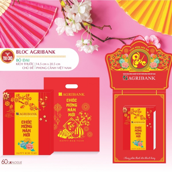 LỊCH BLOC ĐẠI AGRIBANK - PHONG CẢNH VIỆT NAM