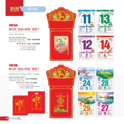 LỊCH BLOC ĐẠI ĐẶC BIỆT