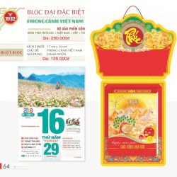 LỊCH BLOC ĐẠI ĐẶC BIỆT - PHONG CẢNH VIỆT NAM