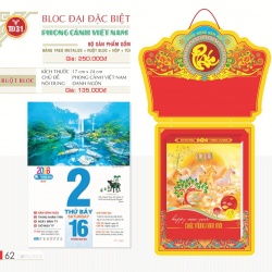 LỊCH BLOC ĐẠI ĐẶC BIỆT - PHONG CẢNH VIỆT NAM