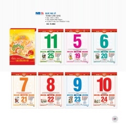 LỊCH BLOC ĐẠI LỠ - TRANH DÂN GIAN