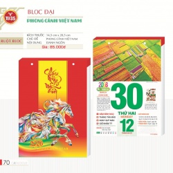 LỊCH BLOC ĐẠI - PHONG CẢNH VIỆT NAM