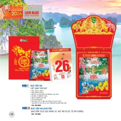 LỊCH BLOC SIÊU ĐẠI - VIỆT NAM TƯƠI ĐẸP