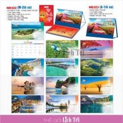 LỊCH ĐỂ BÀN 52 TUẦN - PHONG CẢNH THẾ GIỚI