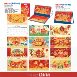 LỊCH ĐỂ BÀN 52 TUẦN - RỒNG MAY MẮN
