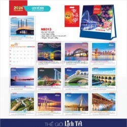 LỊCH ĐỂ BÀN - CẦU ĐẸP THẾ GIỚI