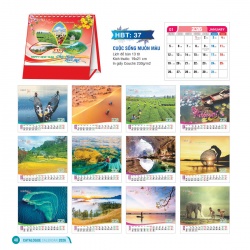 LỊCH ĐỂ BÀN - CUỘC SỐNG MUÔN MÀU