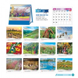 LỊCH ĐỂ BÀN - ĐƯỢC MÙA BỘI THU