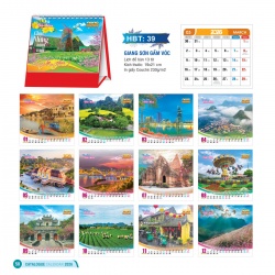 LỊCH ĐỂ BÀN - GIANG SƠN GẤM VÓC