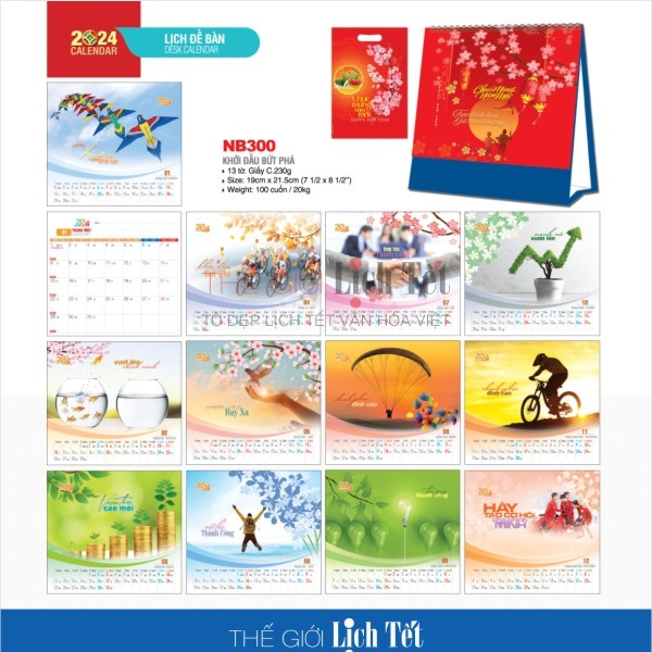 LỊCH ĐỂ BÀN - KHỞI ĐẦU BỨT PHÁ