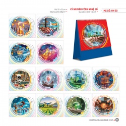 LỊCH ĐỂ BÀN - KỶ NGUYÊN CÔNG NGHỆ SỐ