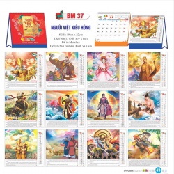 LỊCH ĐỂ BÀN - NGƯỜI VIỆT KIÊU HÙNG