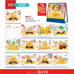 LỊCH ĐỂ BÀN - RỒNG PHONG THỦY