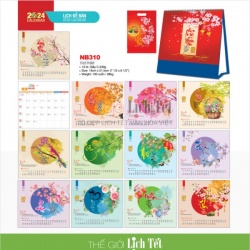 LỊCH ĐỂ BÀN - THƯ PHÁP