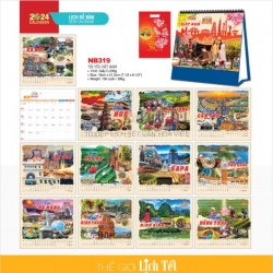 LỊCH ĐỂ BÀN - TÔI YÊU VIỆT NAM