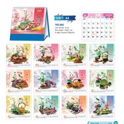 LỊCH ĐỂ BÀN - TRÀ ĐẠO