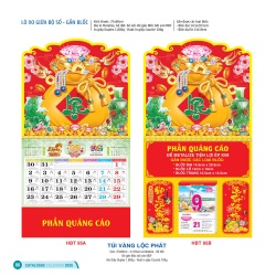 LỊCH LÒ XO GIỮA BỘ SỐ - GẮN BLỐC