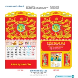 LỊCH LÒ XO GIỮA BỘ SỐ - GẮN BLỐC