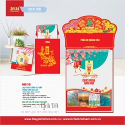 LỊCH TREO TƯỜNG 52 TUẦN - THẮNG CẢNH DU LỊCH