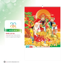 LỊCH TREO TƯỜNG 7 TỜ - PHƯỚC LỘC THỌ
