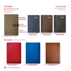 SỔ TAY AGENDA - BÌA DA ĐẶC BIỆT CAO CẤP SỔ TAY AGENDA - BÌA DA ĐẶC BIỆT CAO CẤP