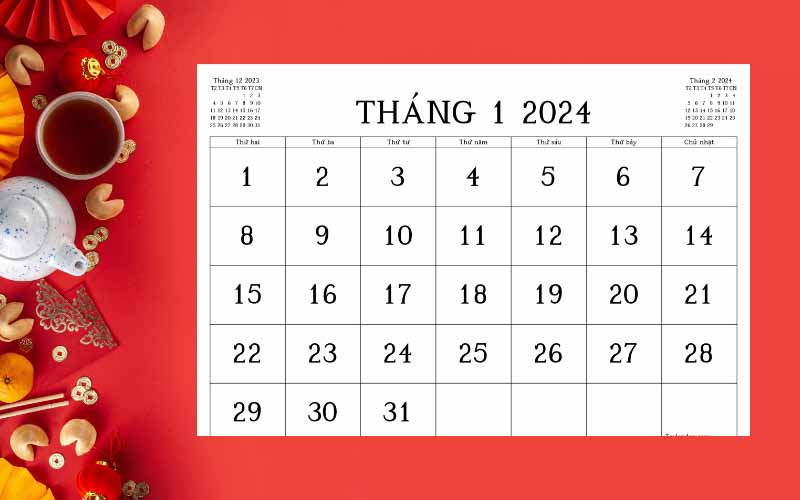 Lịch âm 2024 và Khám phá ngày tháng theo lịch truyền thống